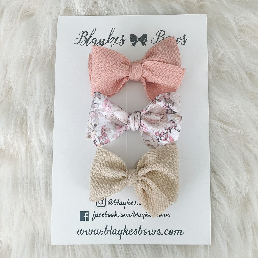 Hand Tied Bows- 3 Pack